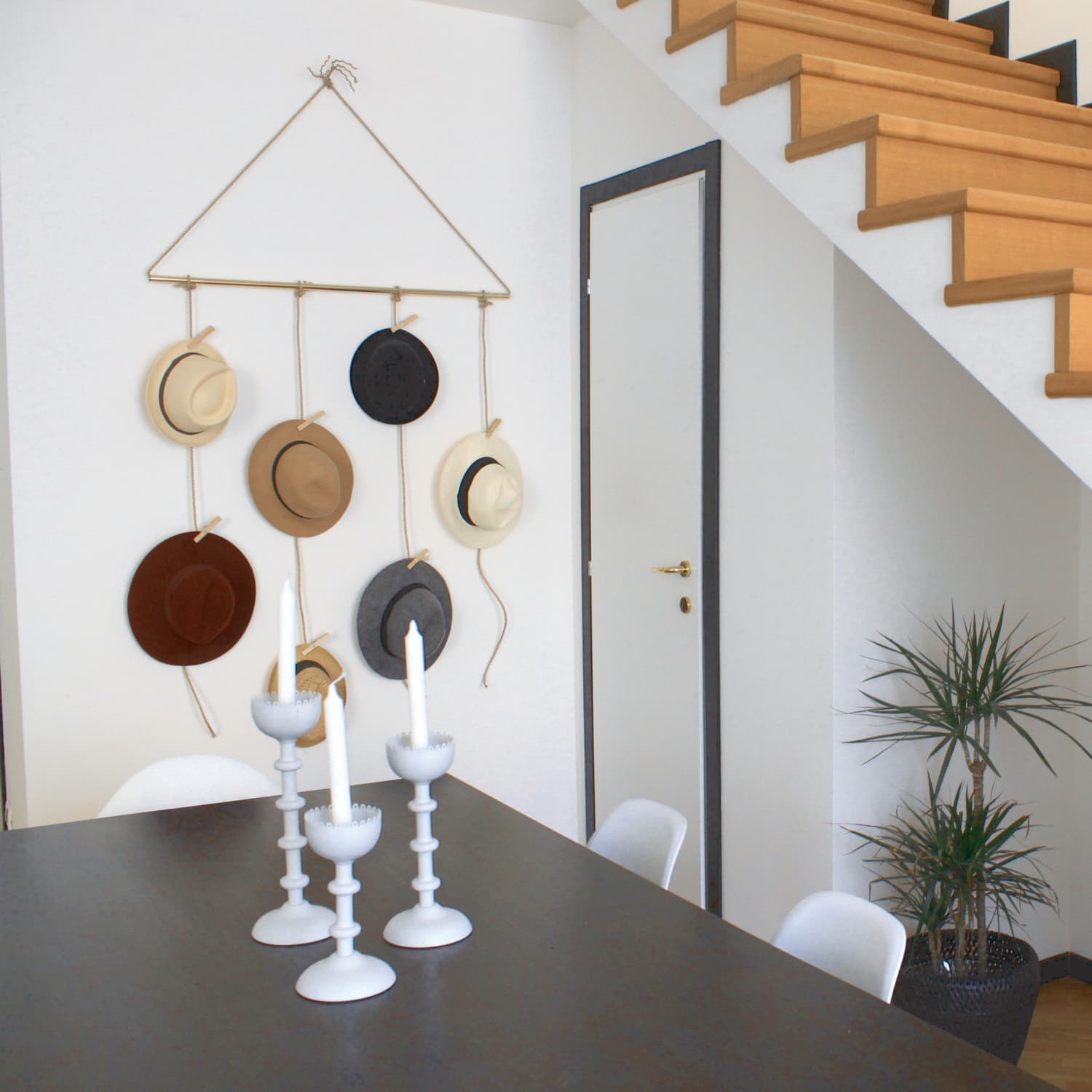 Ideas for Hanging Displaying Hats Apartment Therapy